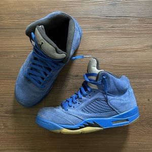 Air Jordan 5 Blue Suede